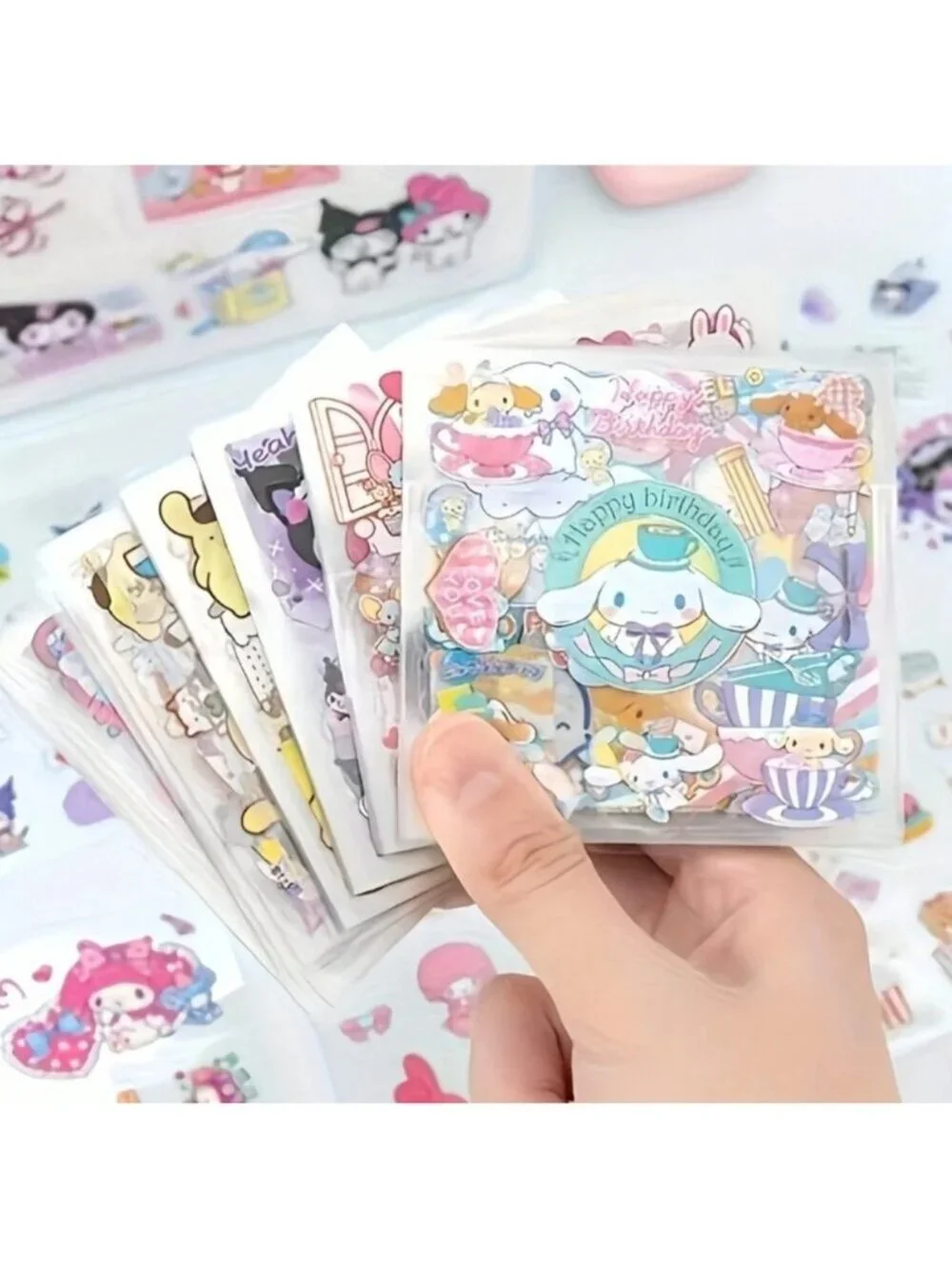 Hello Kitty & Friends Sticker Pack 100+ Cute Waterproof Stickers Scrapbook